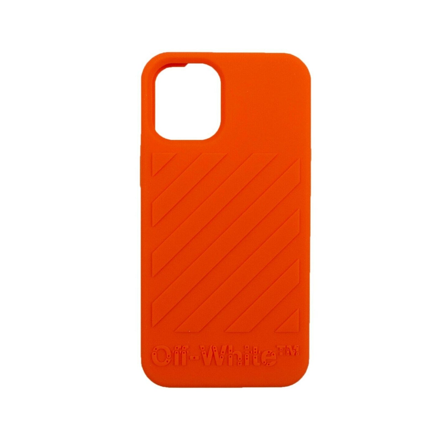 Off-White C/O Virgil Abloh Diag Iphone 12 Case - Orange