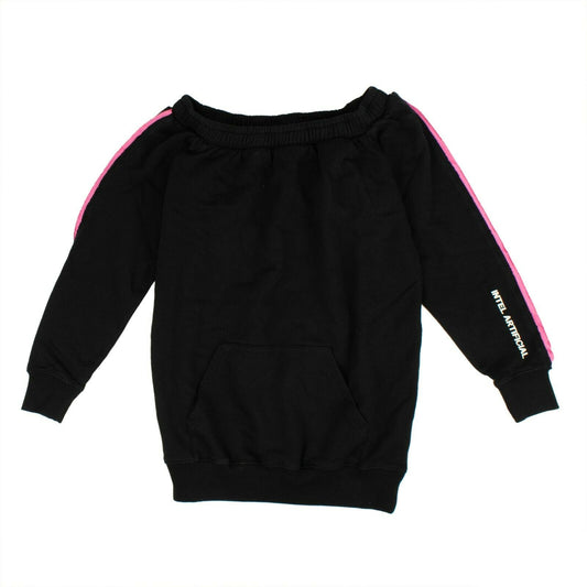 Marcelo Burlon Boat Collar Sweatshirt - Black/Pink