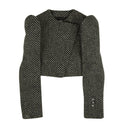 Black Chevron Shoulder Jacket