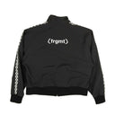 Black Fragment White Check Bomber Jacket
