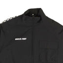Black Fragment White Check Bomber Jacket