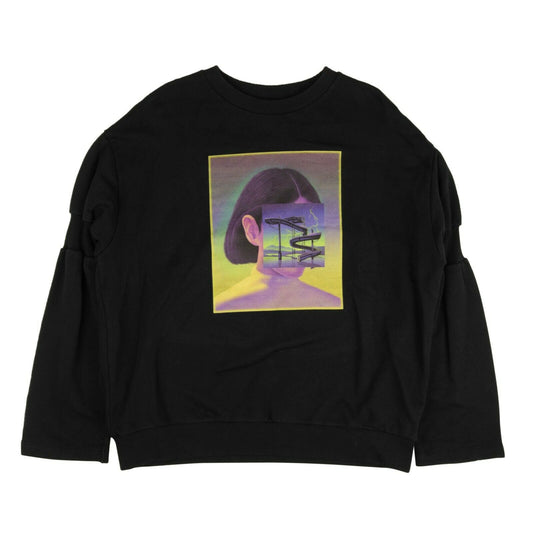 Marcelo Burlon Graphic Crewneck Sweatshirt - Black