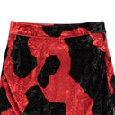 Marcelo Burlon Red & Black Velvet Ladybug Mini Skirt