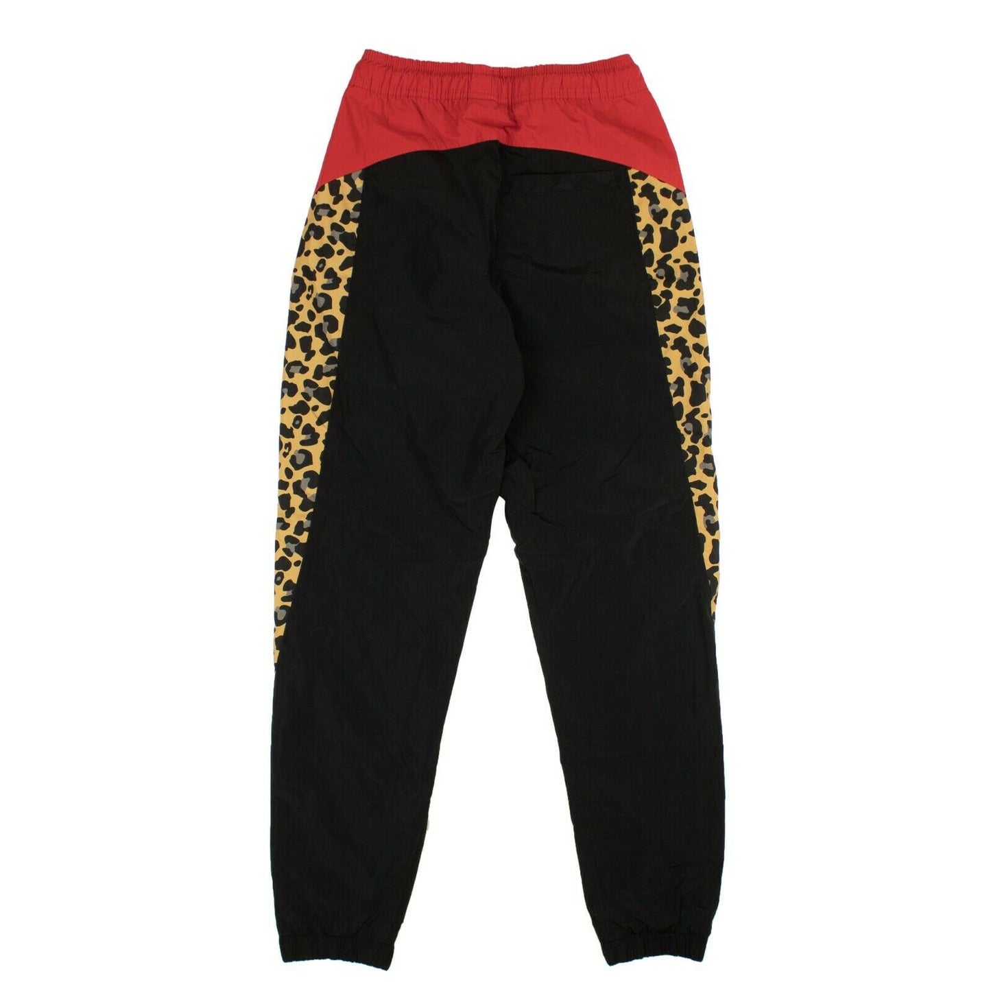 Marcelo Burlon Leopard Track Pants - Black& Red