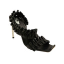 Off-White C/O Virgil Abloh Nappa Sandal Heels - Black