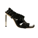 Off-White C/O Virgil Abloh Nappa Sandal Heels - Black