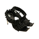 Off-White C/O Virgil Abloh Nappa Sandal Heels - Black