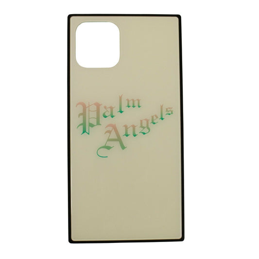 Palm Angels Gothic Square Phone Case - White