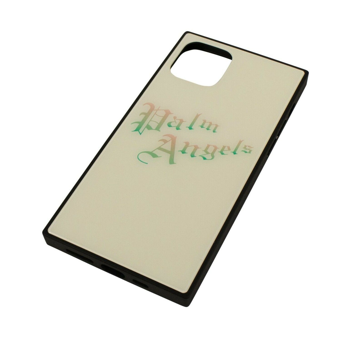 Palm Angels Gothic Square Phone Case - White
