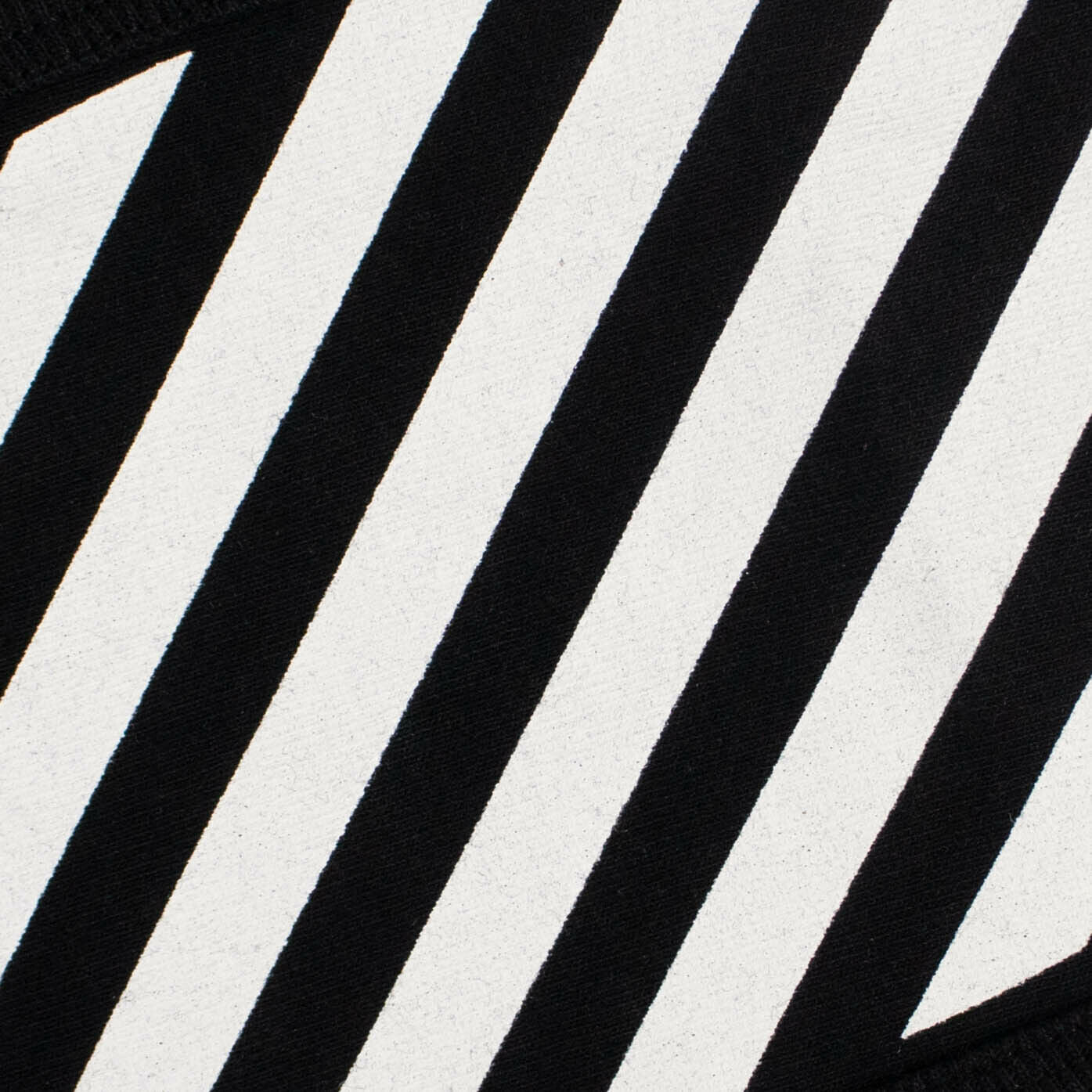 Off-White C/O Virgil Abloh White Diag Stripe Mask - Black