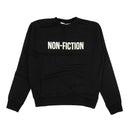 Black Non Fiction Slim Crewneck
