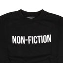 Black Non Fiction Slim Crewneck