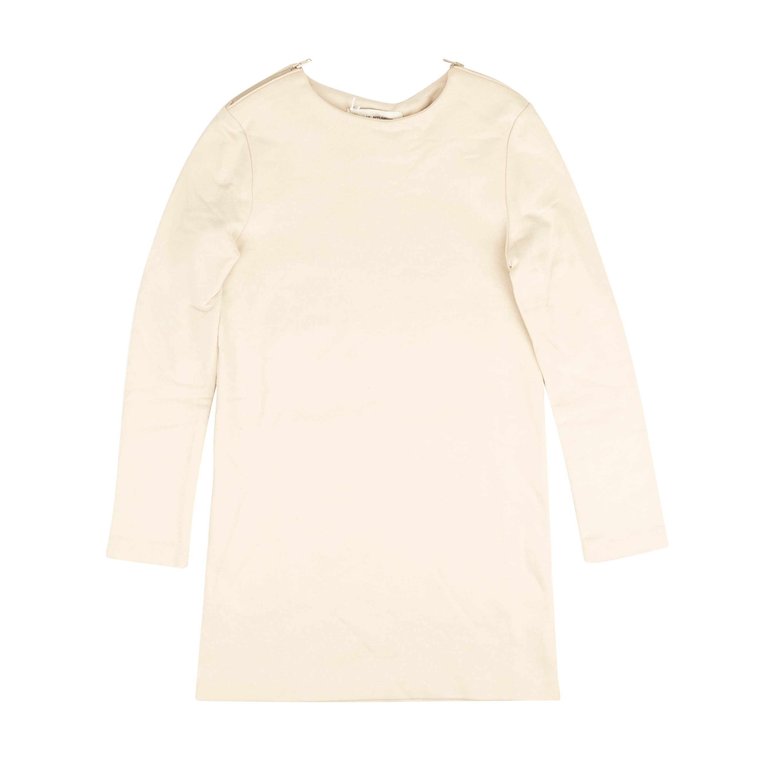 A.P.C Cotton Sweatshirt Dress - Beige