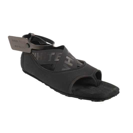 Off-White C/O Virgil Abloh Yoga Flat Shoes Sandals - Black