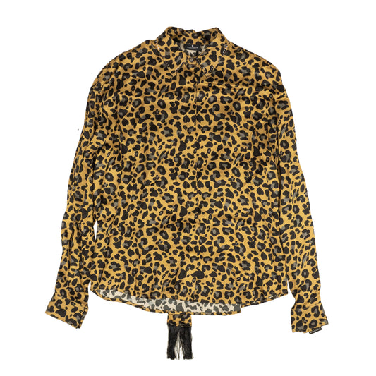 Marcelo Burlon Leopard Print Button Down Shirt - Brown