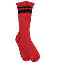 Red And Black Striped Socks