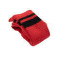 Red And Black Striped Socks