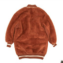 Orange Fur Logo Cardigan Jacket