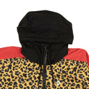 Marcelo Burlon Leopard Windbreaker - Black/Red