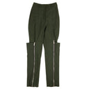 Palm Angels Zipper Detail Pants - Black