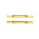 Marcelo Burlon Gold Color Logo Tie Pins - Gold