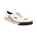 White Lace Up "For Your Pleasure" Sneakers