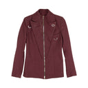 Palm Angels Zip Up Blazer Jacket - Red