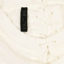 Unravel Project Lace Up T-Shirt - Ivory