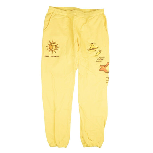 Sickö X Luke.Wav Born Unwanted Sunshine Sweatpants - Yellow