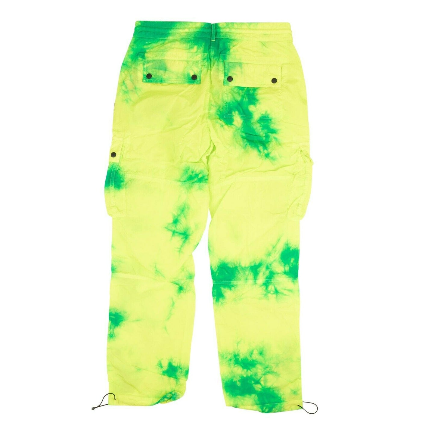 Green Tie Dye Cargo Pants