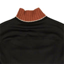 Palm Angels Zip Turtleneck Mini Dress - Black