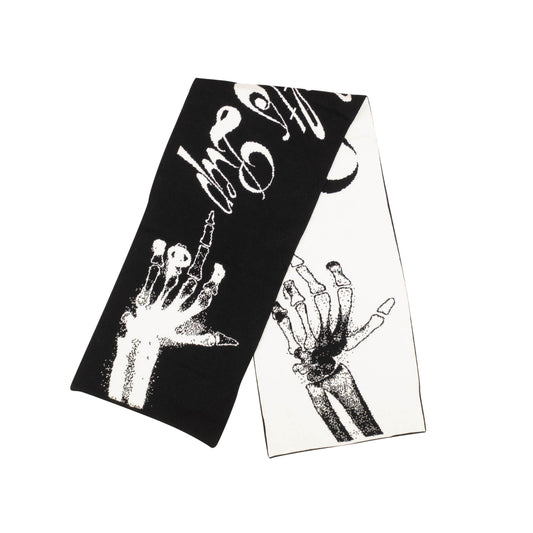 Msfts Rep Middle Fingers Scarf - Black