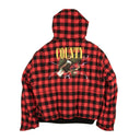 Marcelo Burlon Fleece Graphic Jacket - Red