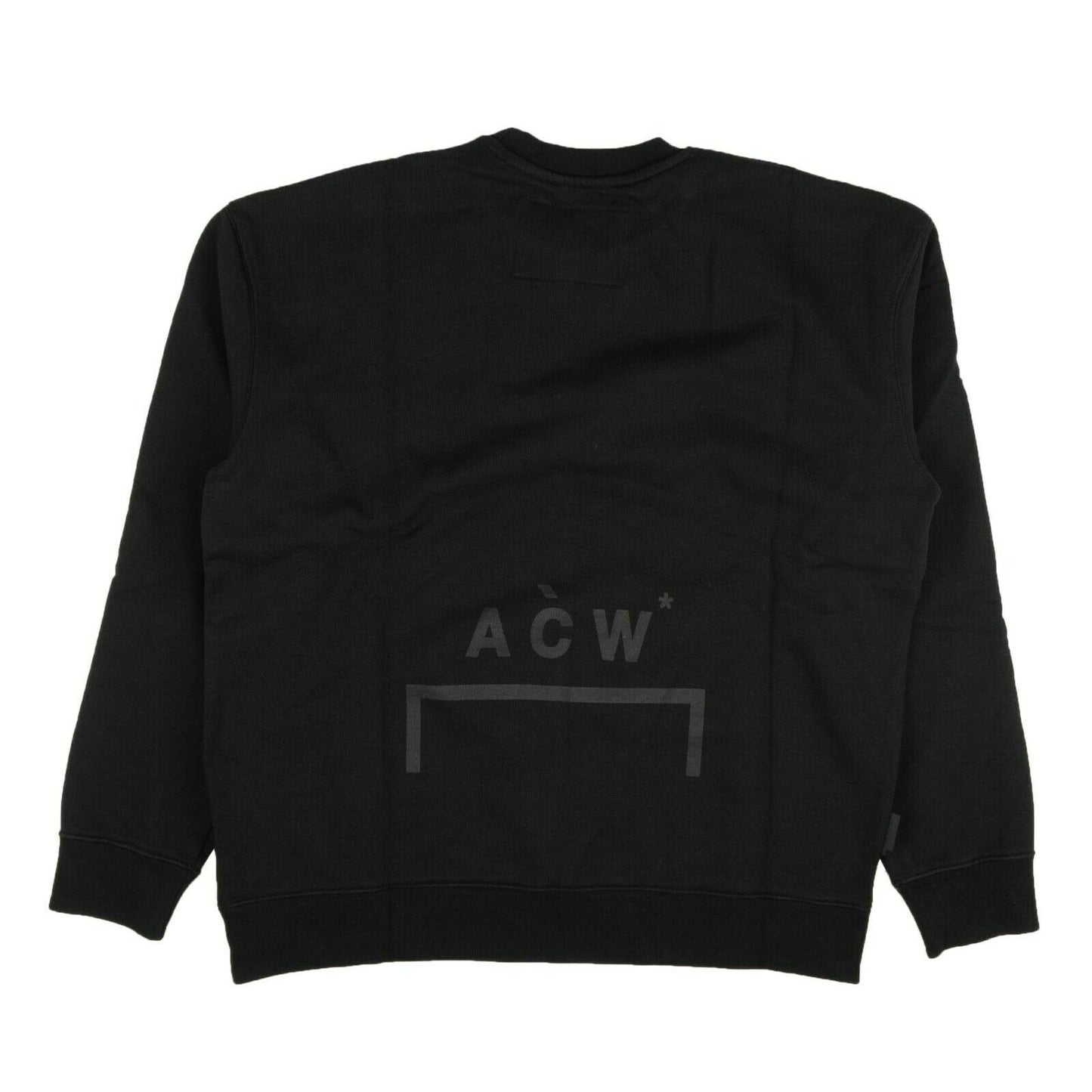 A.C.W Logo Crewneck Sweatshirt - Black