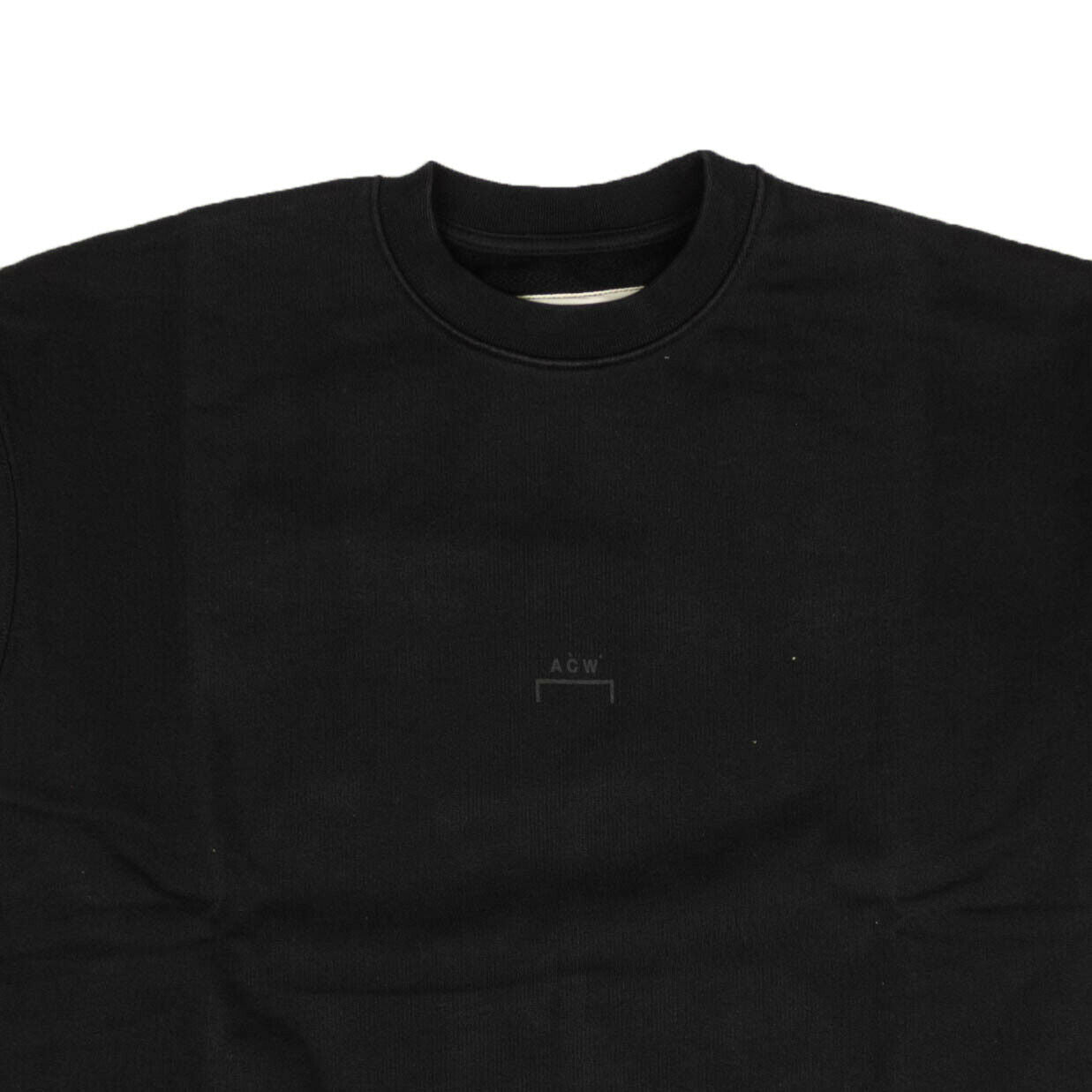 A.C.W Logo Crewneck Sweatshirt - Black