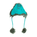 Fendi Aviator Winter Fox Fur Hat - Blue