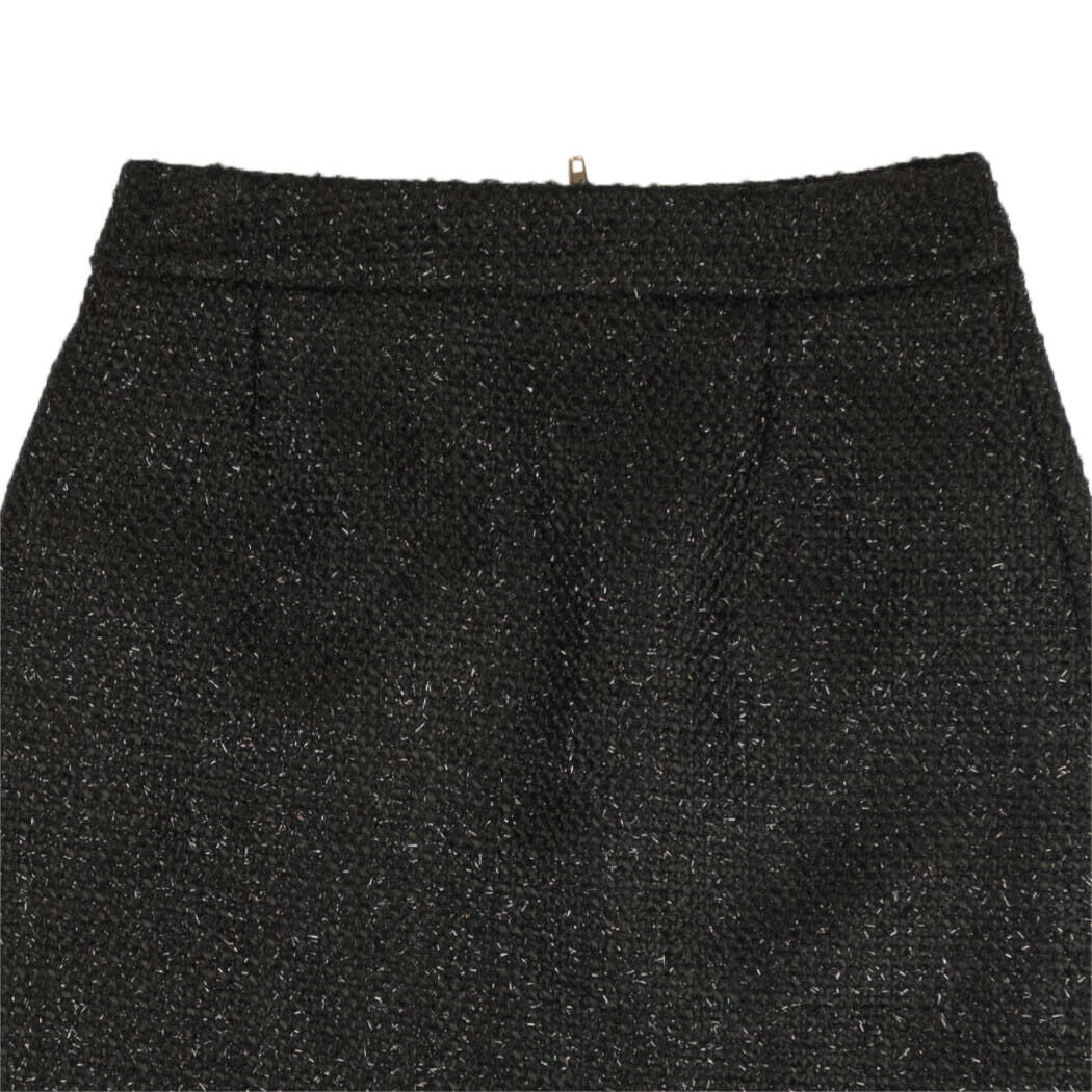 Amiri Boucle Mini Skirt - Black