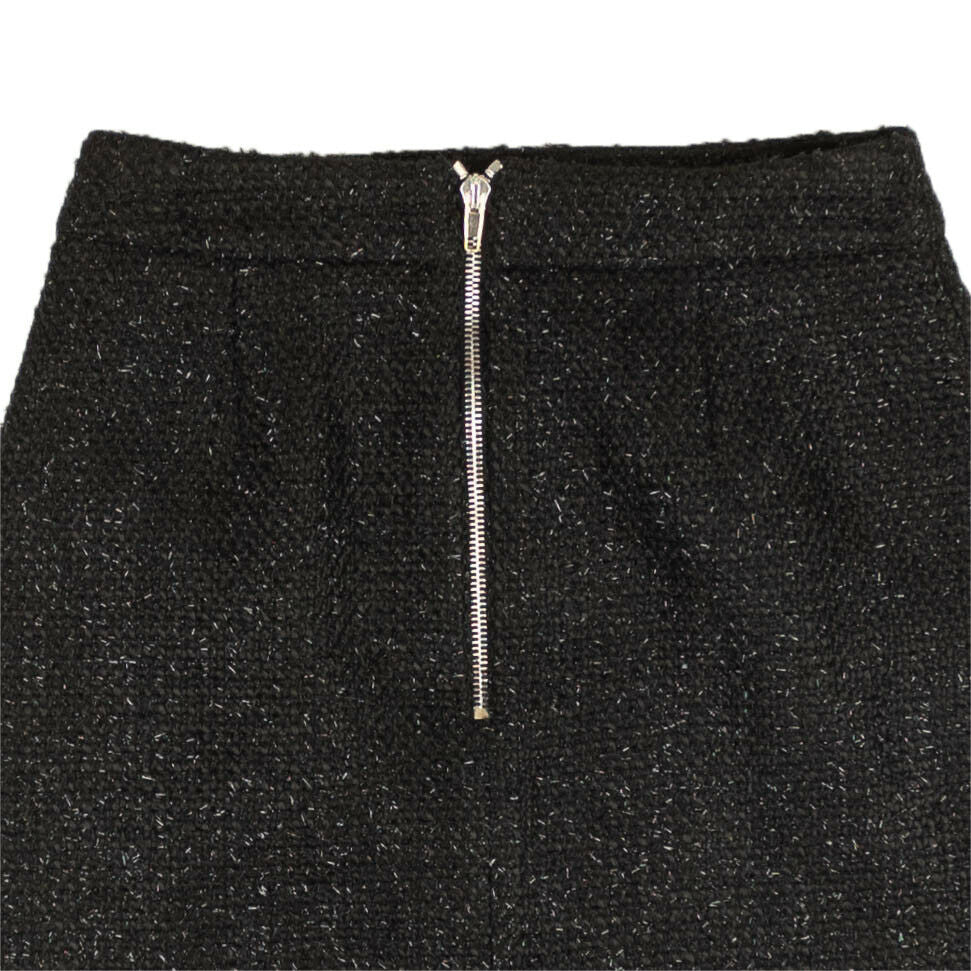 Amiri Boucle Mini Skirt - Black