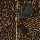 Leopard Print Fleece Jacket