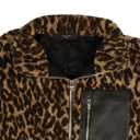 Leopard Print Fleece Jacket