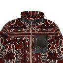Amiri Bandana Fleece Jacket - Red