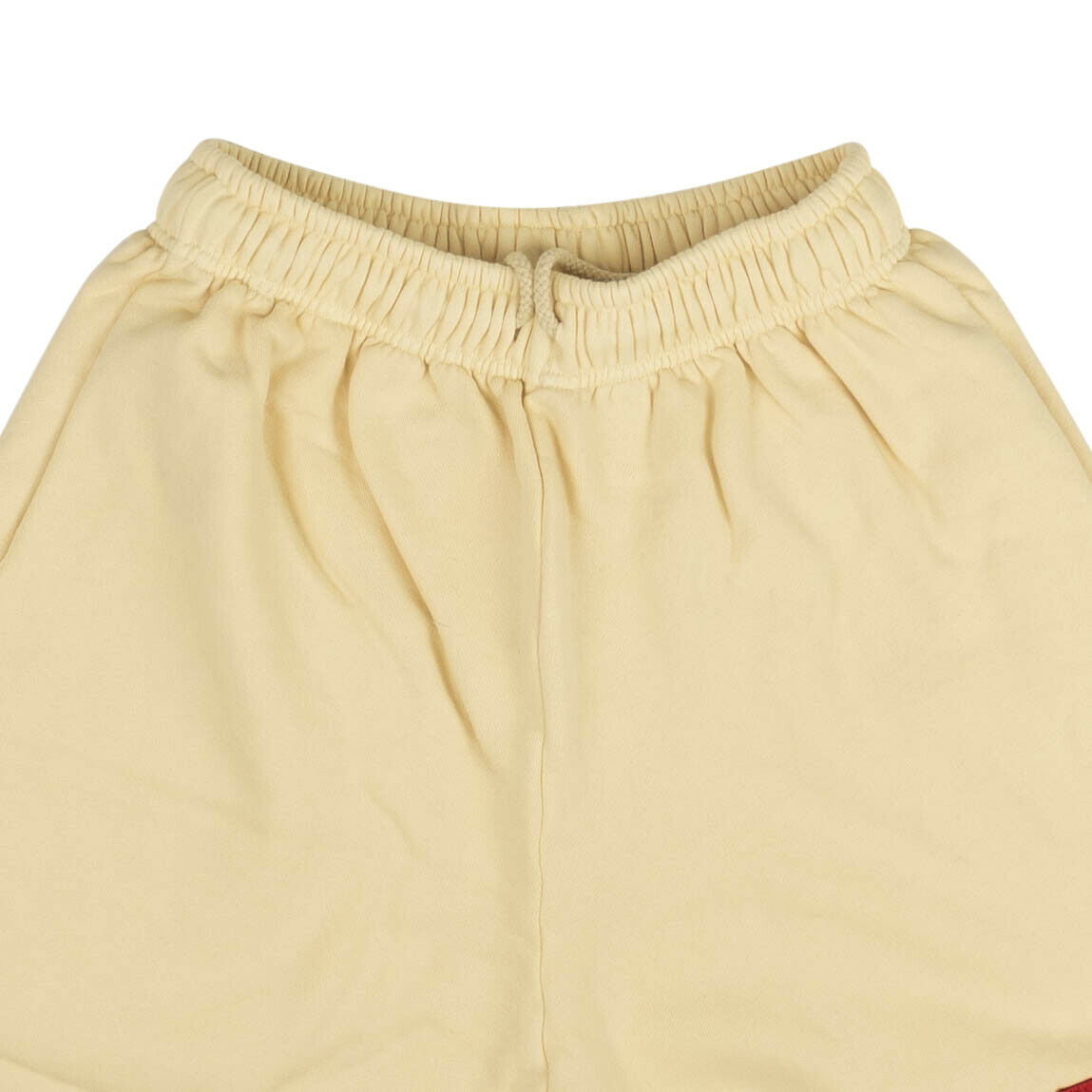 424 On Fairfax Logo Patch Sweat Shorts - Cream