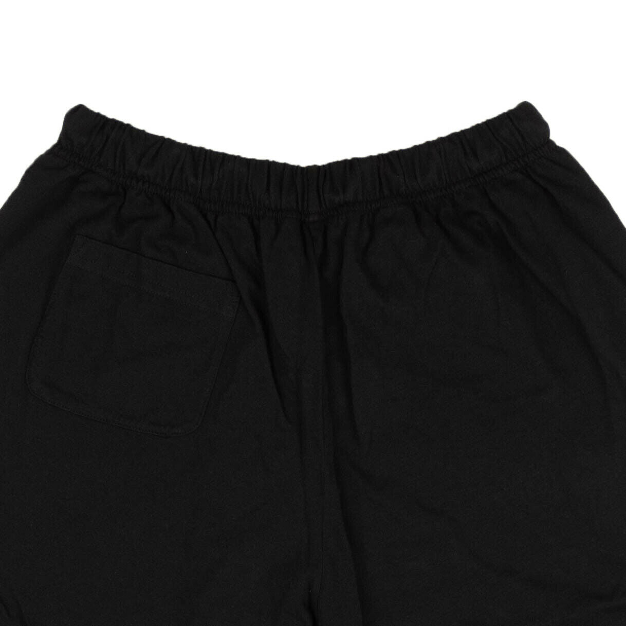 424 On Fairfax Frayed Edge Cotton Drawstring Shorts - Black