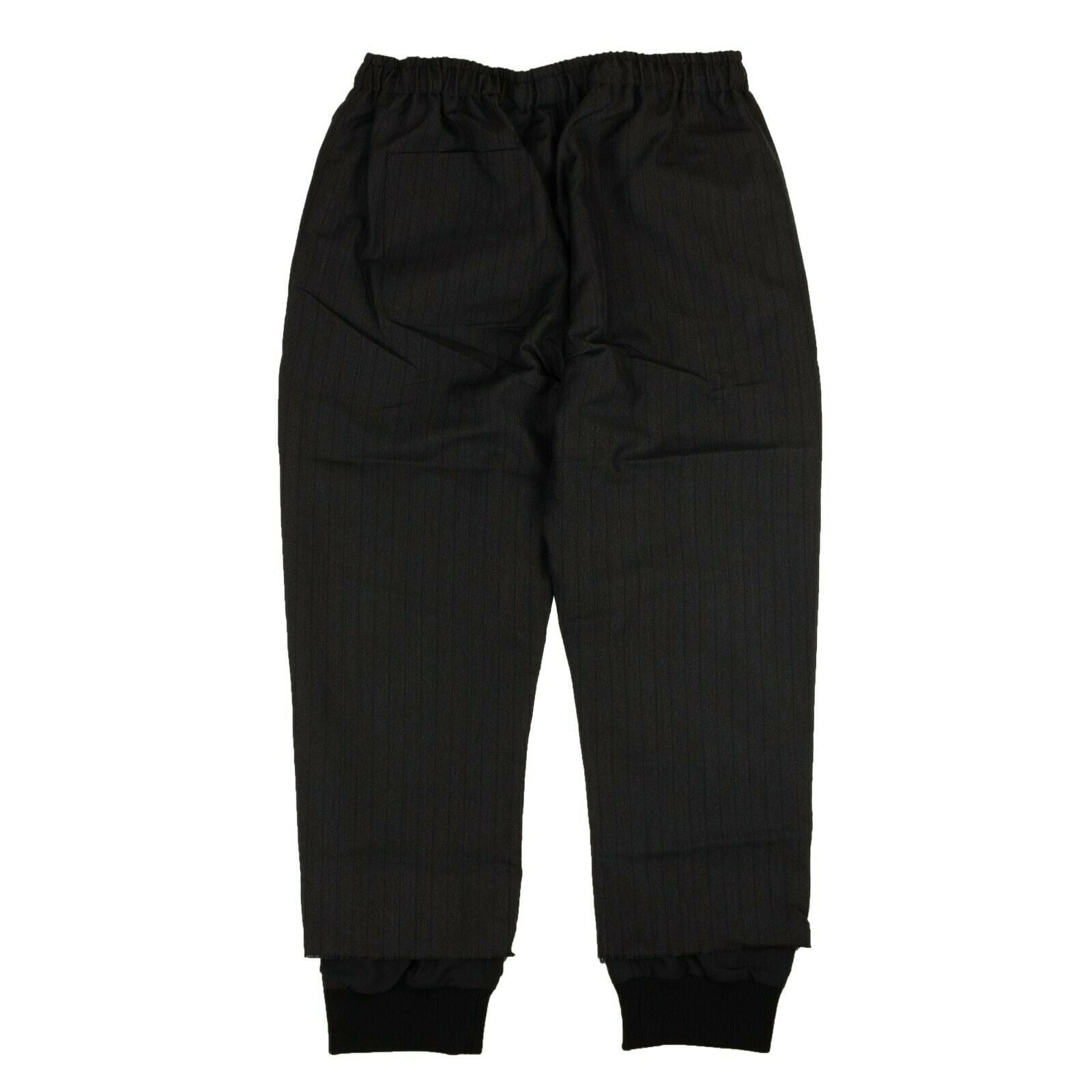 424 On Fairfax Pinstripe Drawstring Pants - Black