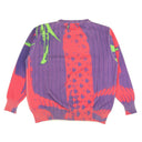 424 On Fairfax Business Print Crewneck - Purple/Pink