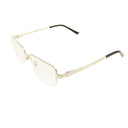Cartier Rectangular Eyeglasses - Silver/Black