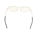 Cartier Rectangular Eyeglasses - Silver/Black