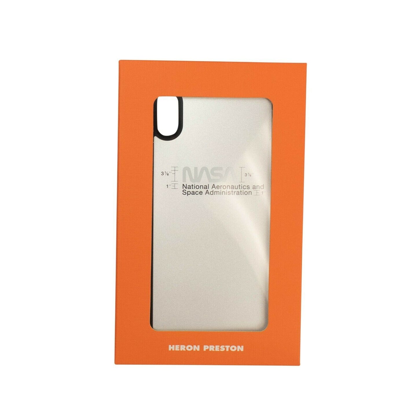 Heron Preston Nasa Print Iphone Xr Phone Case - Silver