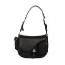 Black Saddle Soft Leather Bag