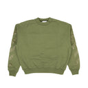 Green Rubber Arrow Skate Crewneck